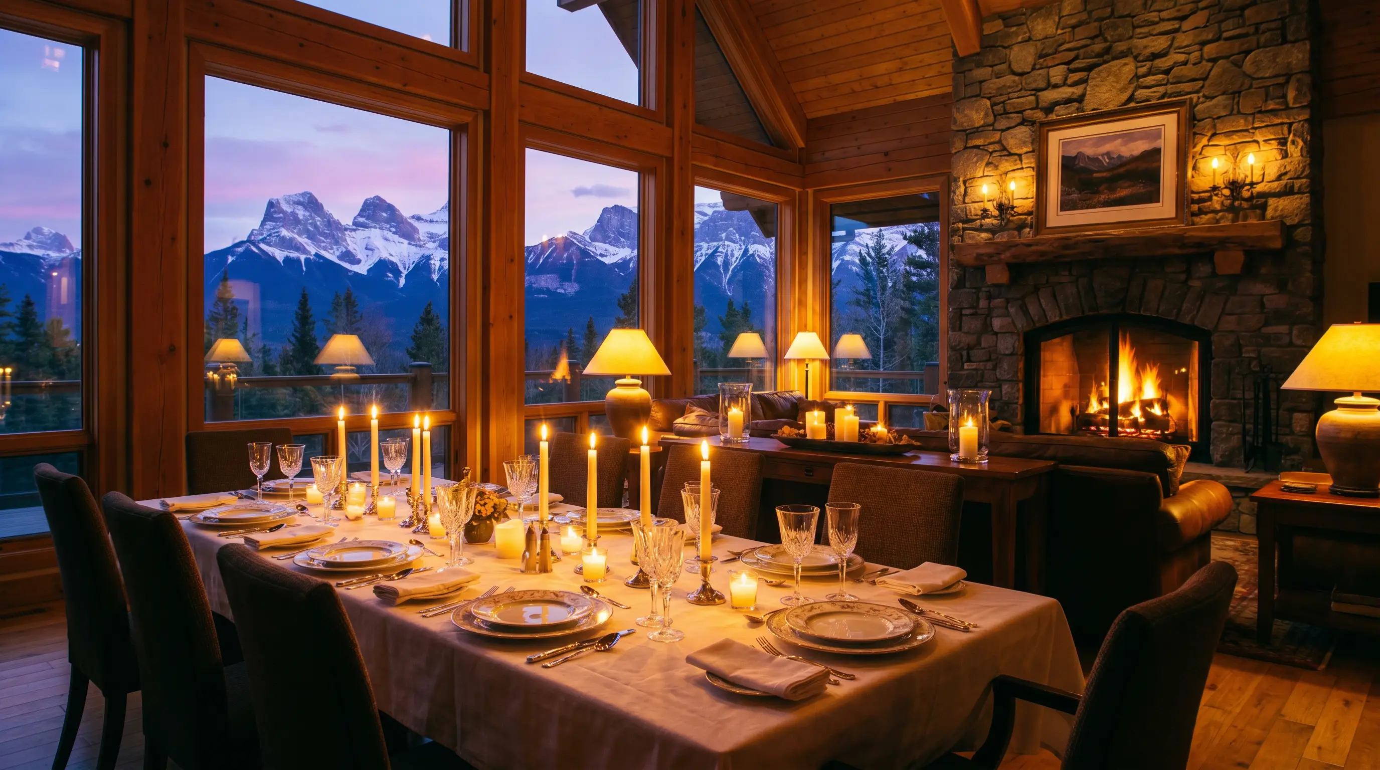 An intimate gathering, at home