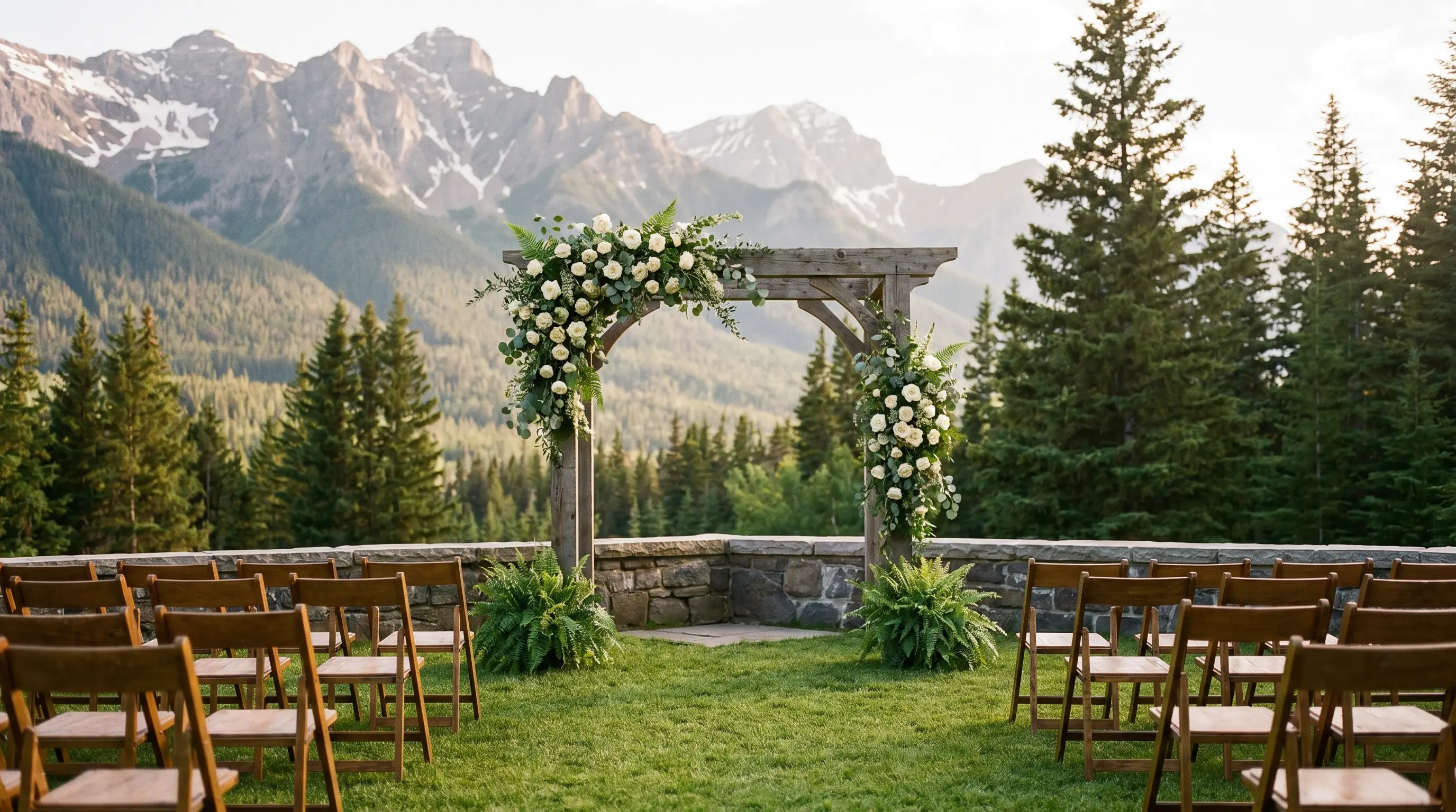 A mountain wedding in the Bow Valley