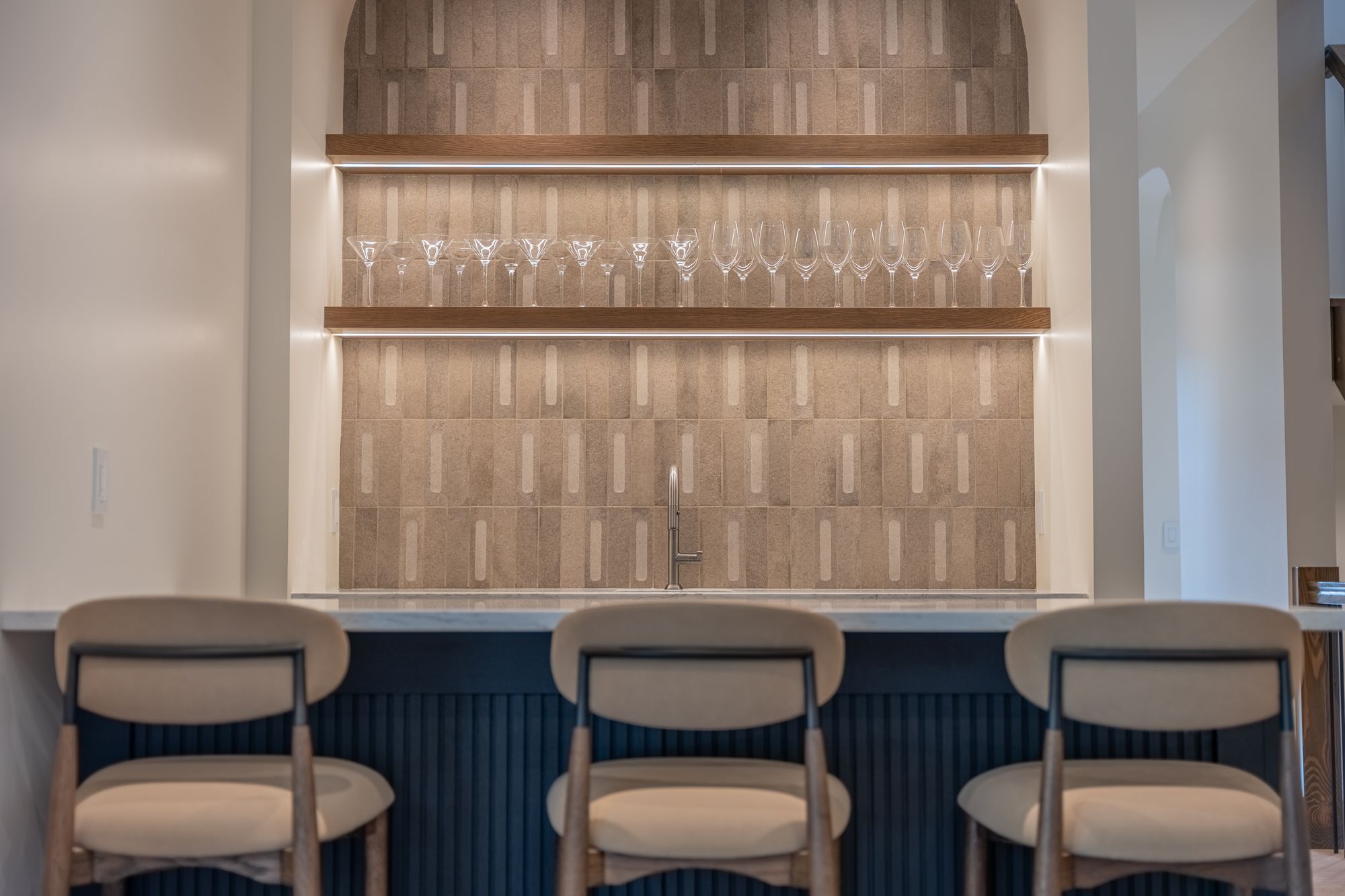 The bar on the mid level