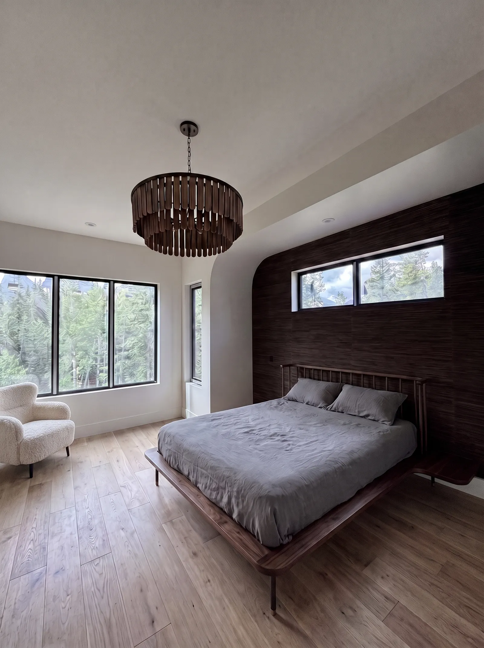 A guest primary bedroom