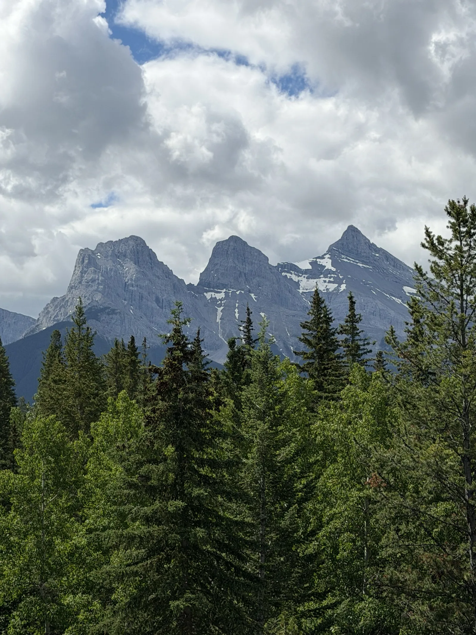The Three Sisters across the Bow Valley