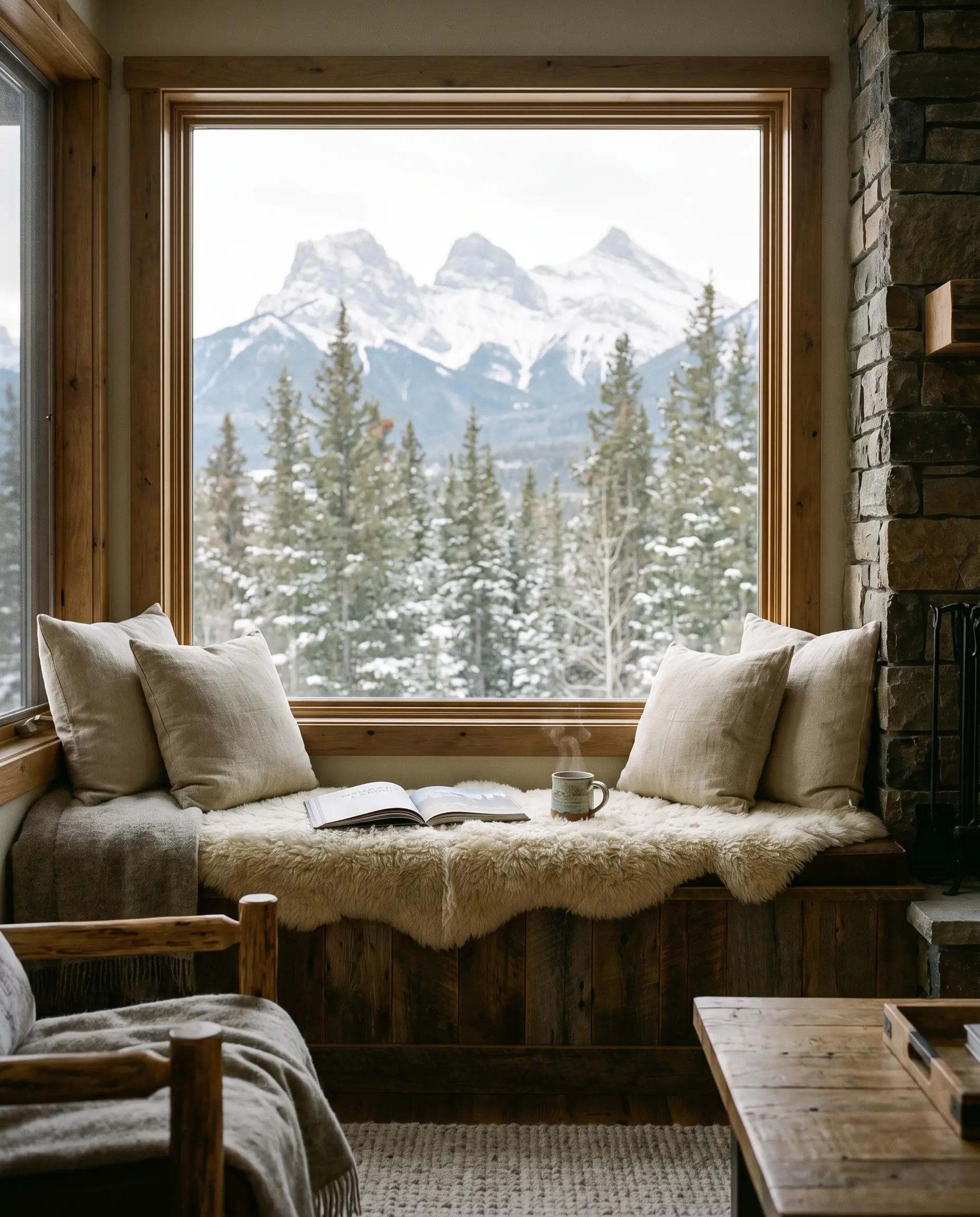 A window seat above the valley